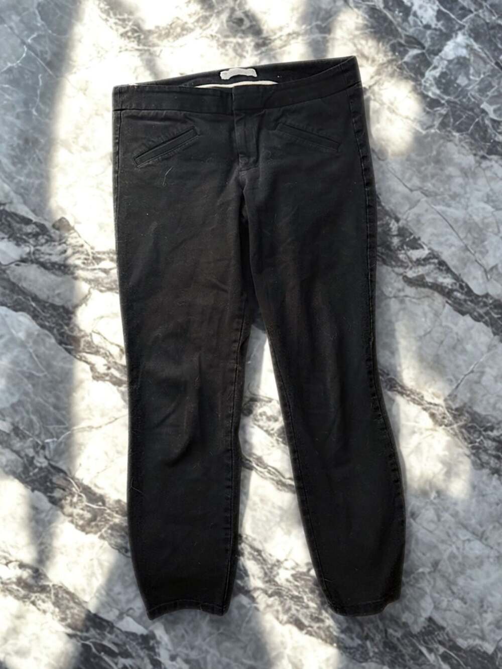 Gap | Black Ultra Skinny 2-way Stretch Pants | Hook & Bar Closure | Woman 6R